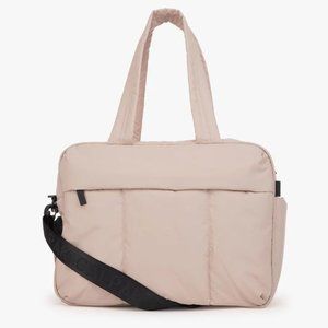 Calpak Luka duffel in Rose Quartz